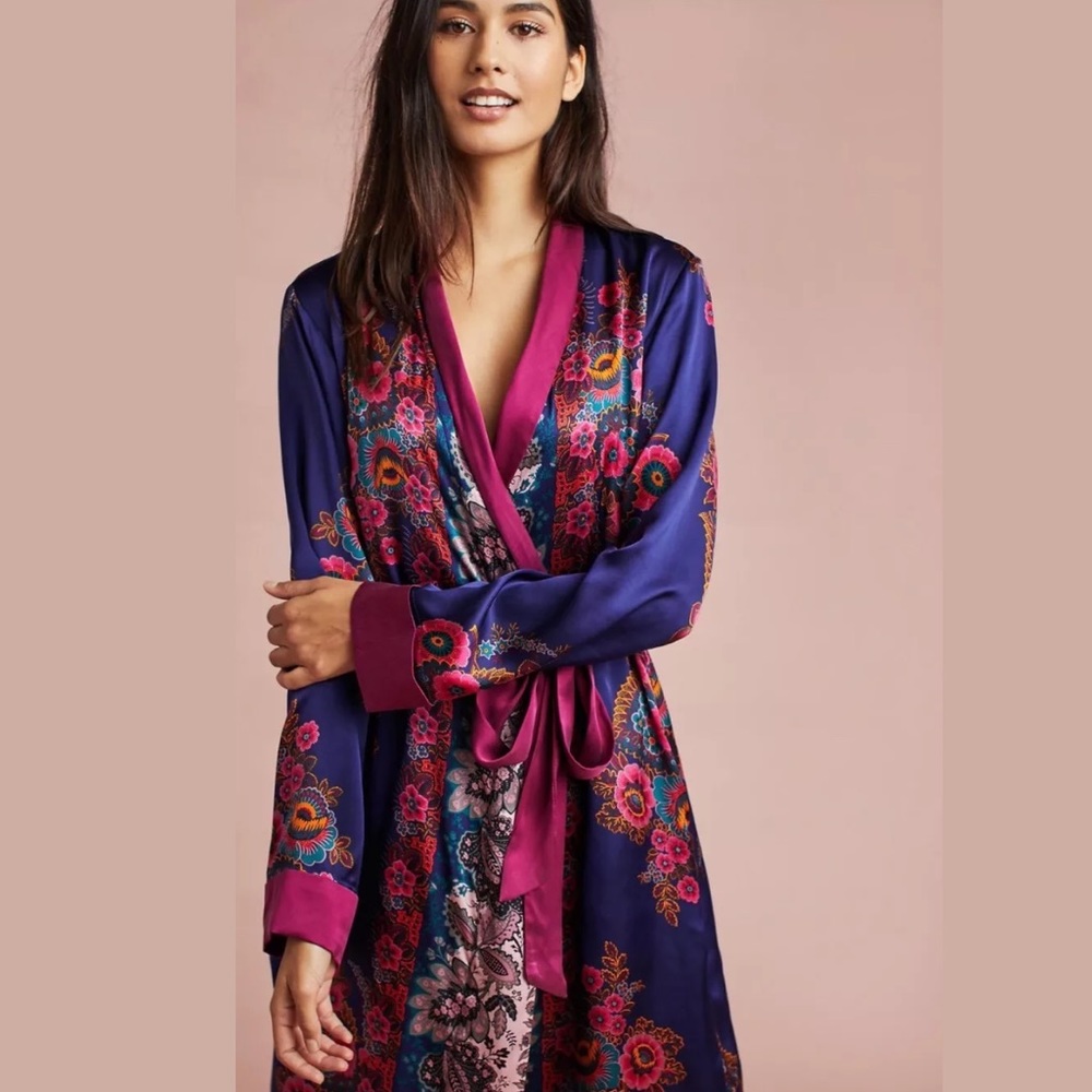 Silk robe